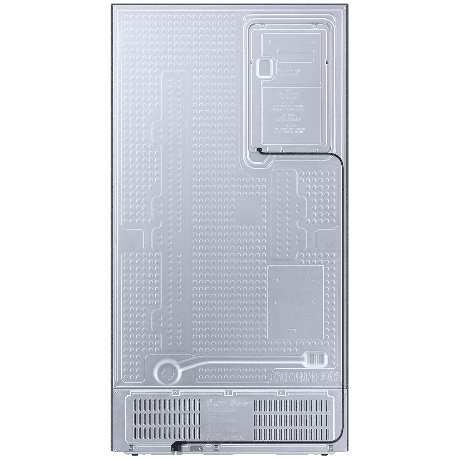 SAMSUNG 653 Litres 3 Star Frost Free Side by Side Door Smart Wifi Enabled Refrigerator with Twin Cooling Plus Technology (RS76CB81A312/HL, Clean White)