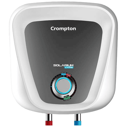 Crompton Solarium Care 6 Litre 5 Star Vertical Storage Geyser with Cutting-Edge Technology (White)