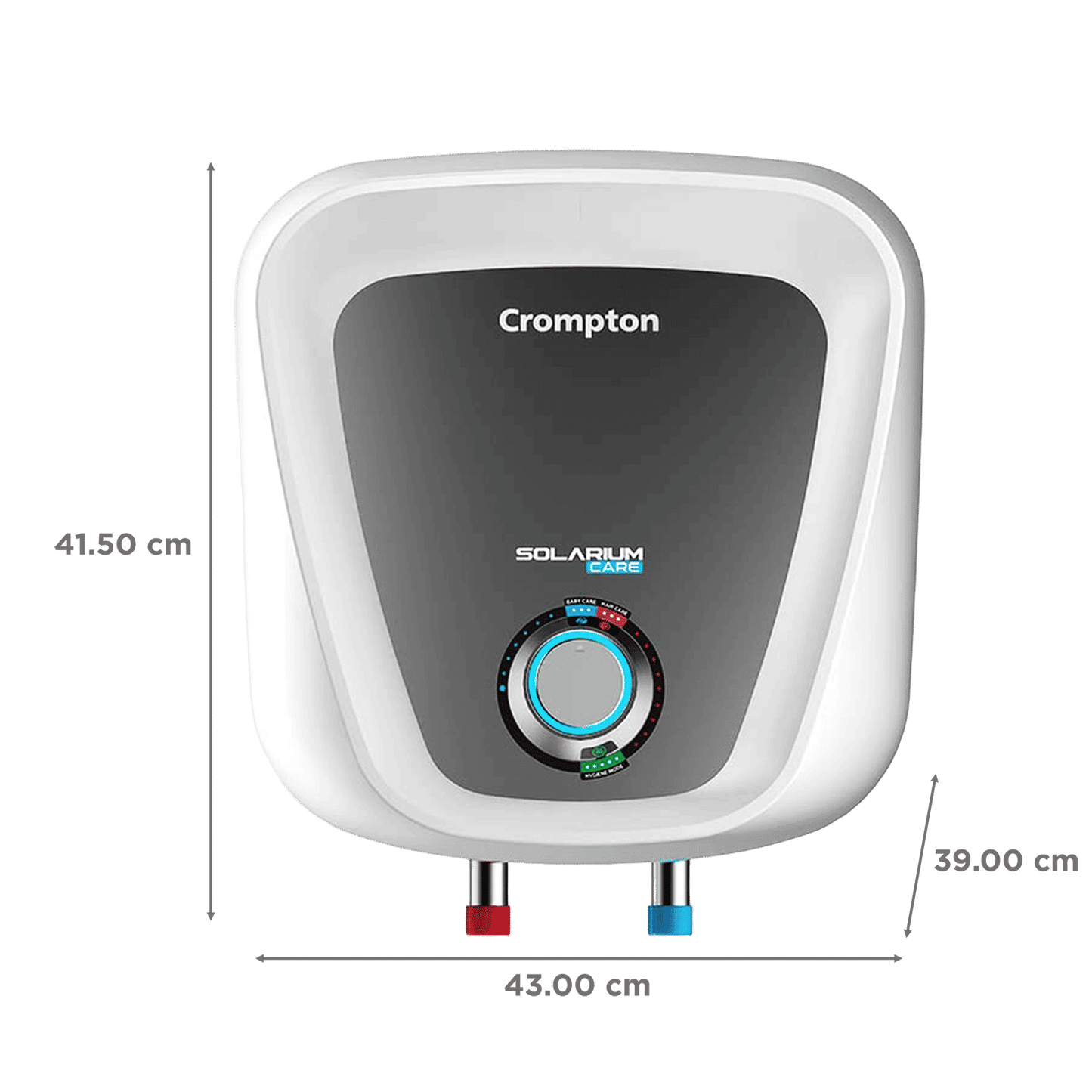 Crompton Solarium Care 15 Litre 5 Star Vertical Storage Geyser with Powerful Heating Element (White)