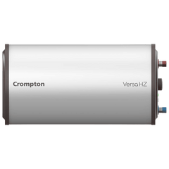Crompton Versa Hz RHS 25 Litre 3 Star Horizontal Storage Geyser with Powerful Heating Element (White)