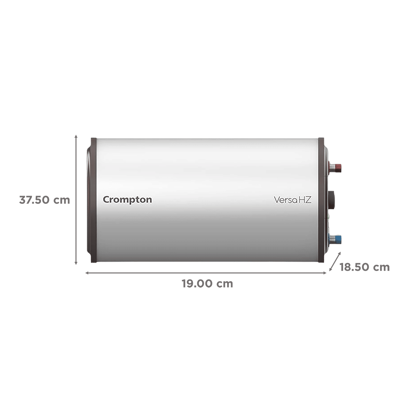 Crompton Hydrajet 3 Litre 5 Star Vertical Instant Geyser with Advanced 4 Level Safety (White)