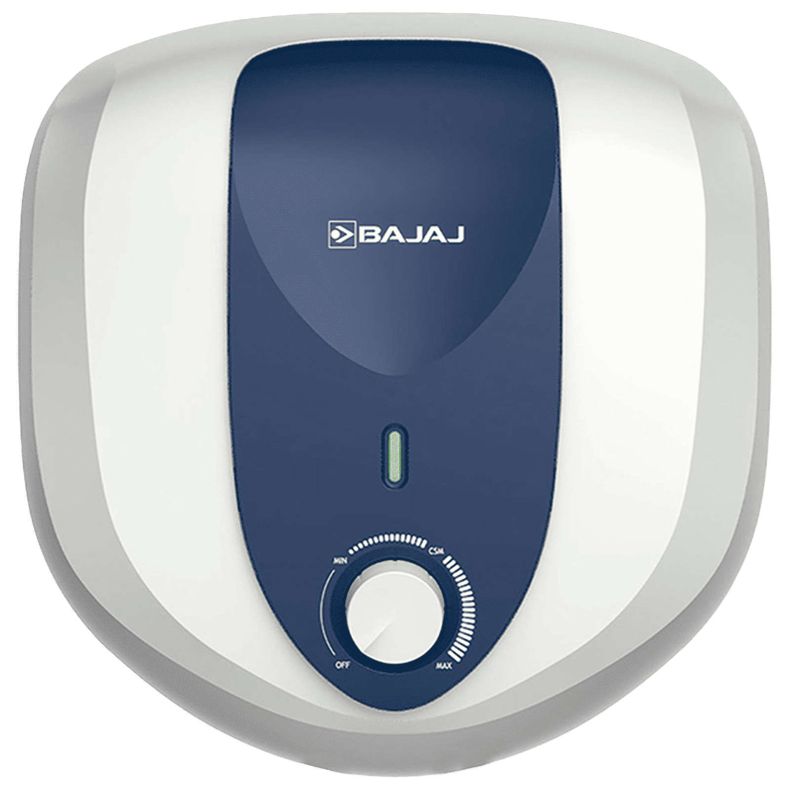 BAJAJ Armor Series Pentacle 10 Litre 5 Star Vertical Storage Geyser with Swirl Flow Technology (White and Blue)