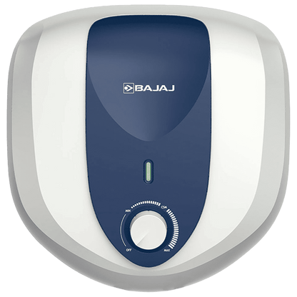 BAJAJ Armor Series Pentacle 10 Litre 5 Star Vertical Storage Geyser with Swirl Flow Technology (White and Blue)