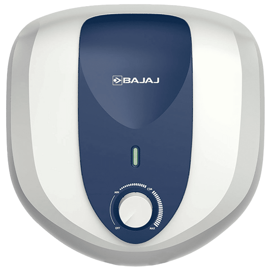 BAJAJ Armor Series Pentacle 10 Litre 5 Star Vertical Storage Geyser with Swirl Flow Technology (White and Blue)