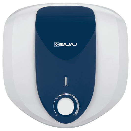 BAJAJ Armor Series Pentacle 15 Litre 5 Star Vertical Storage Geyser with Swirl Flow Technology (White and Blue)