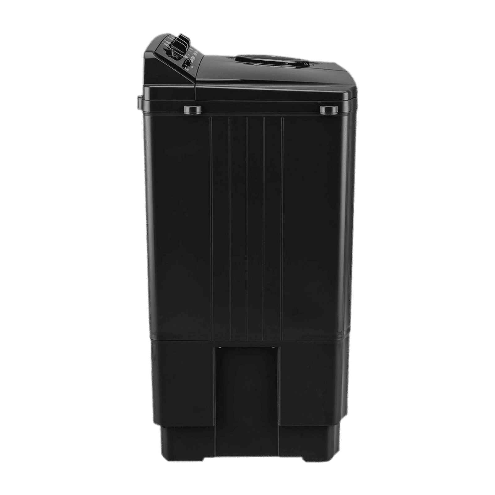 LG 8.5 kg 5 Star Semi Automatic Washing Machine with Roller Jet Pulsator (P8535SLMZ, Full Black)