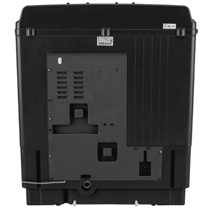 LG 8.5 kg 5 Star Semi Automatic Washing Machine with Roller Jet Pulsator (P8535SLMZ, Full Black)