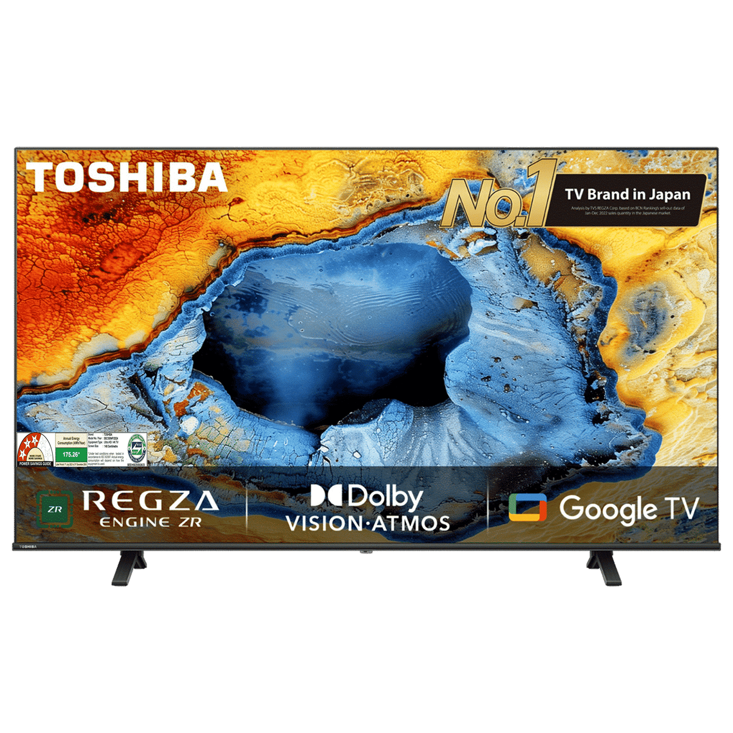 TOSHIBA C350NP 139 cm (55 inch) 4K Ultra HD LED Google TV with Regza Engine 4K (2024 model)