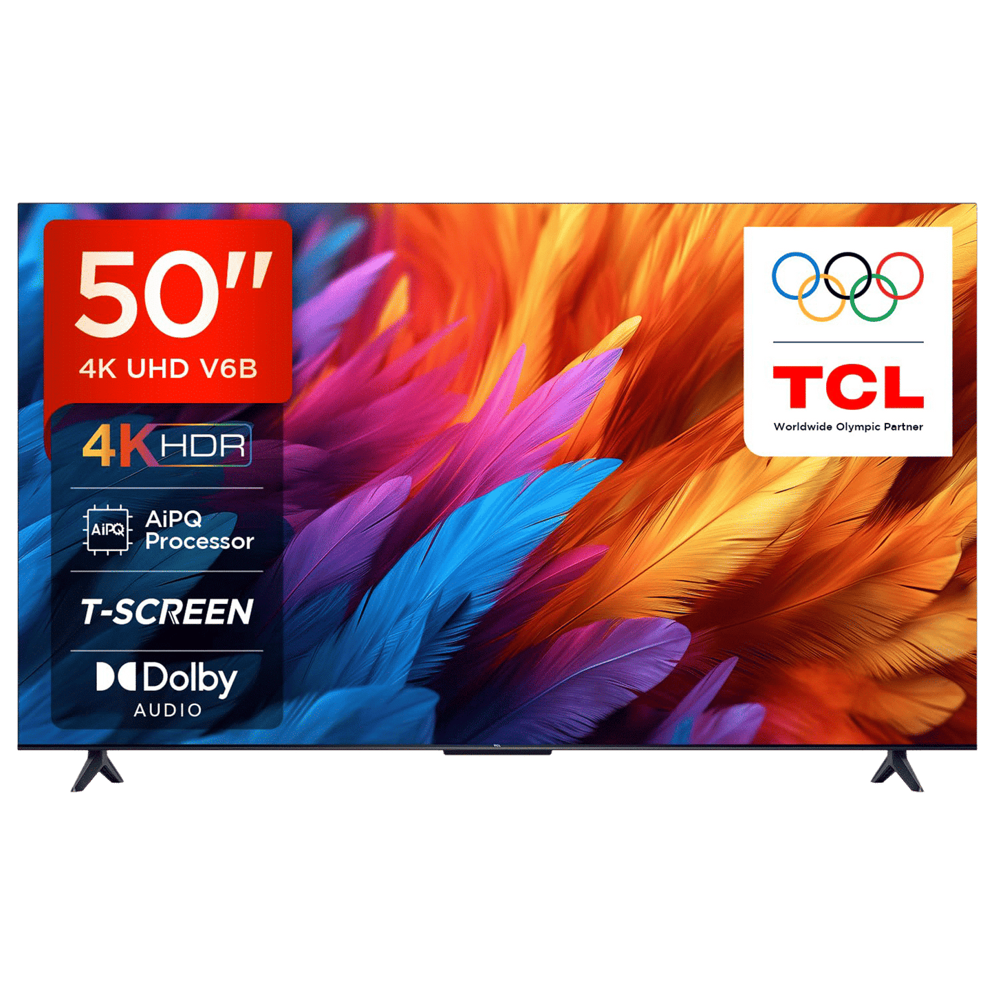 TCL V6B 127 cm (50 inch) 4K Ultra HD LED Google TV with Dynamic Colour Enhancement