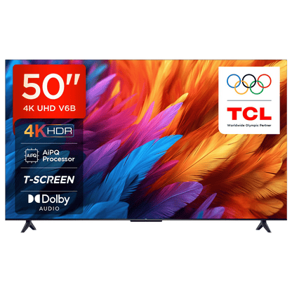 TCL V6B 127 cm (50 inch) 4K Ultra HD LED Google TV with Dynamic Colour Enhancement