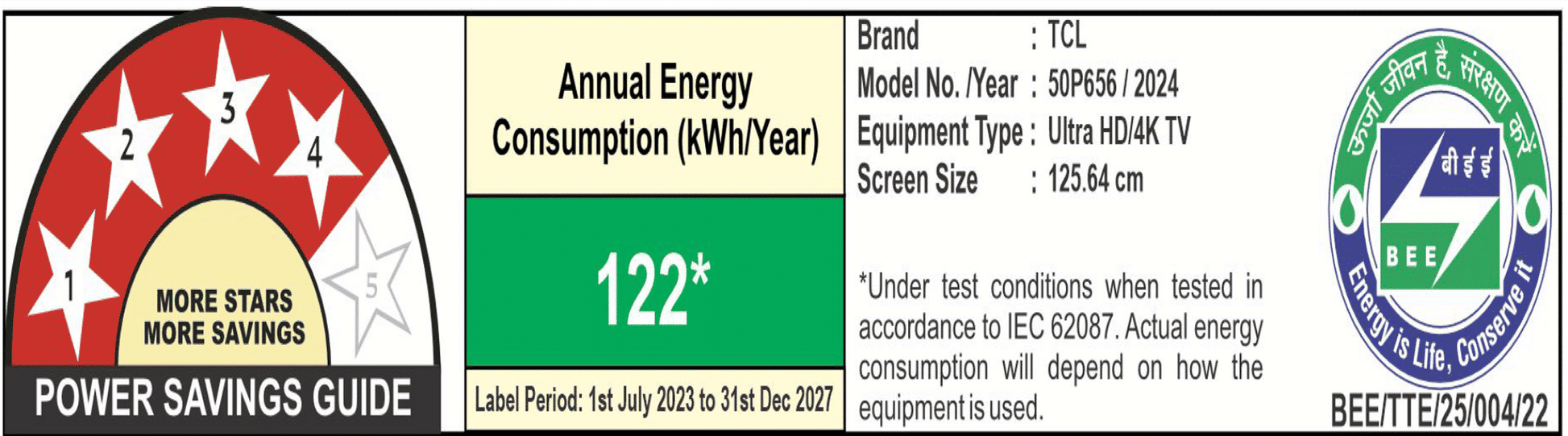 TCL V6B 127 cm (50 inch) 4K Ultra HD LED Google TV with Dynamic Colour Enhancement