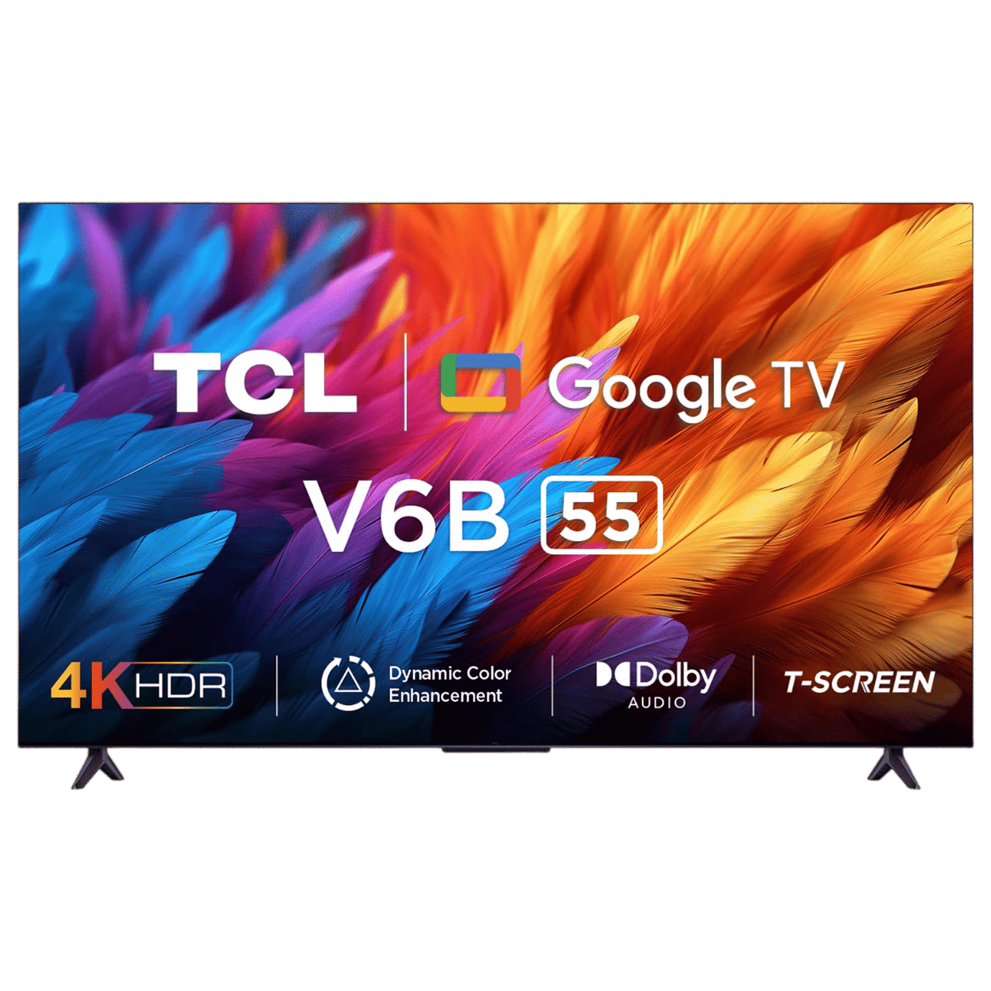 TCL V6B 139.7 cm (55 inch) 4K Ultra HD LED Google TV with Dynamic Colour Enhancement