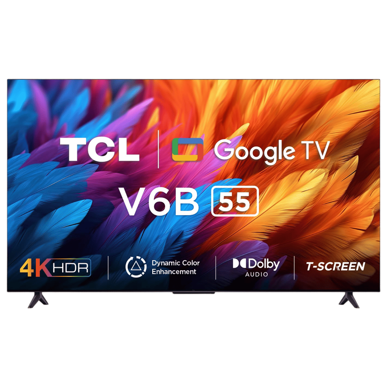 TCL V6B 139.7 cm (55 inch) 4K Ultra HD LED Google TV with Dynamic Colour Enhancement