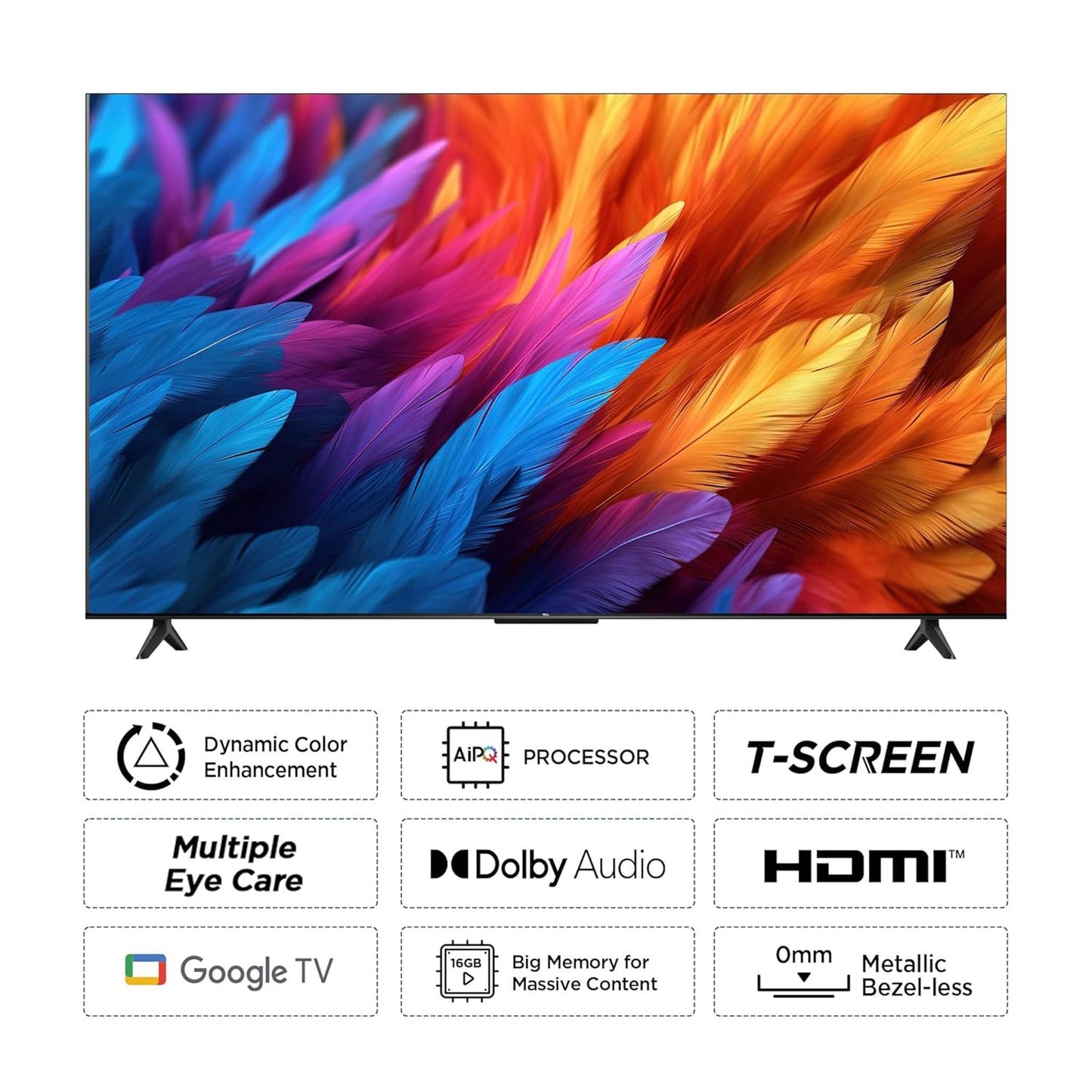 TCL V6B 139.7 cm (55 inch) 4K Ultra HD LED Google TV with Dynamic Colour Enhancement