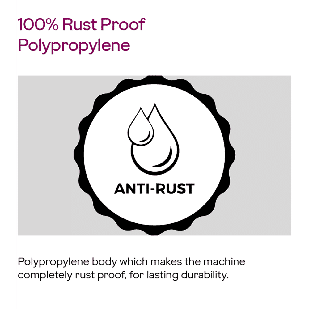 Godrej 10 kg 5 Star Semi Automatic Washing Machine with Aqua Power Pulsator (Edge Rio, WS EDGE RIO 100 5.0 TB3 SLGR, Slate Grey)