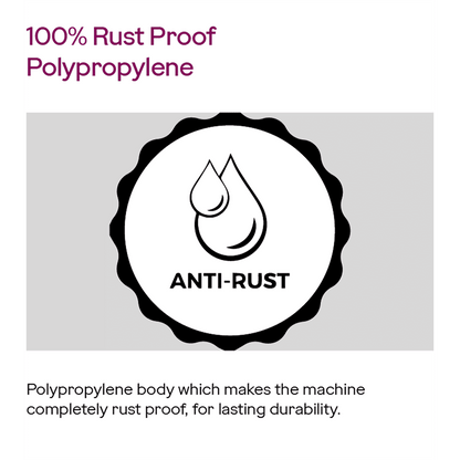 Godrej 10 kg 5 Star Semi Automatic Washing Machine with Aqua Power Pulsator (Edge Rio, WS EDGE RIO 100 5.0 TB3 SLGR, Slate Grey)