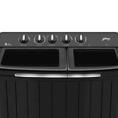 Godrej 10 kg 5 Star Semi Automatic Washing Machine with Aqua Power Pulsator (Edge Rio, WS EDGE RIO 100 5.0 TB3 SLGR, Slate Grey)