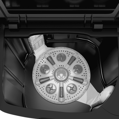 Godrej 10 kg 5 Star Semi Automatic Washing Machine with Aqua Power Pulsator (Edge Rio, WS EDGE RIO 100 5.0 TB3 SLGR, Slate Grey)