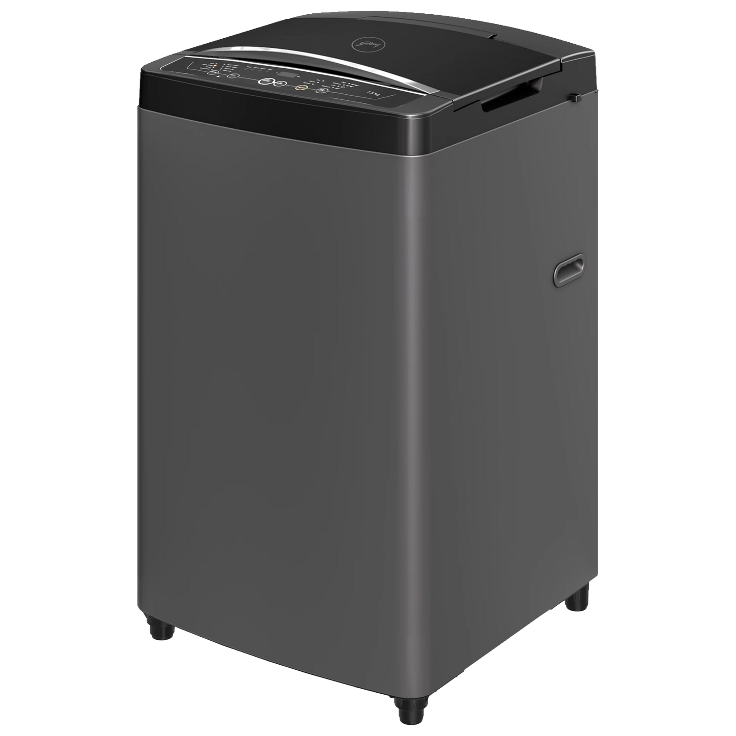 Godrej 7.5 kg 5 Star Fully Automatic Top Load Washing Machine (Magnus, WTEON MGNS 75 5.0 FDTG MTBK, Built In Heater, Metallic Black)