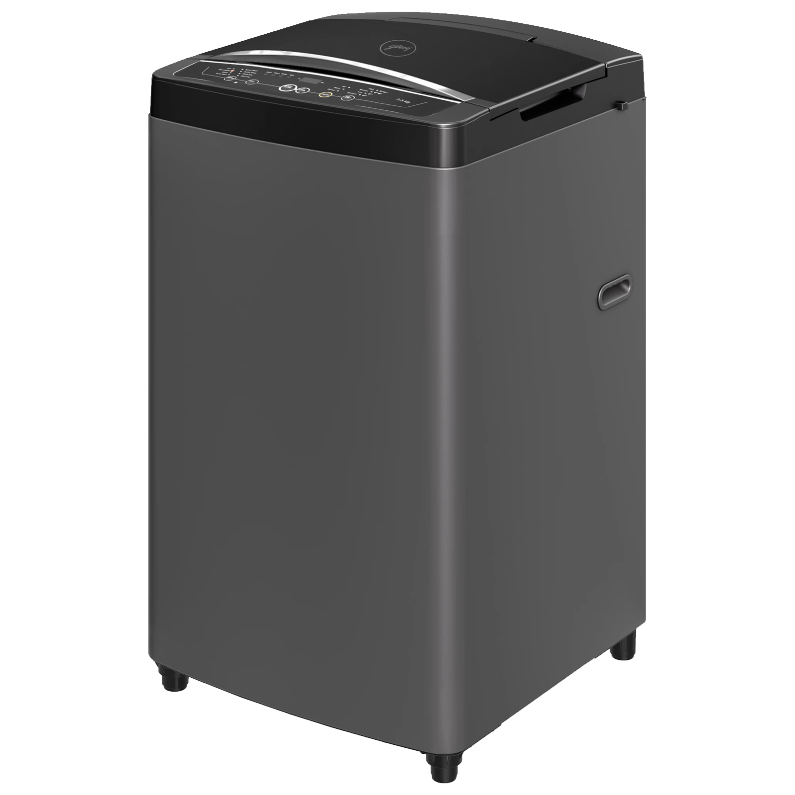 Godrej 7.5 kg 5 Star Fully Automatic Top Load Washing Machine (Magnus, WTEON MGNS 75 5.0 FDTG MTBK, Built In Heater, Metallic Black)