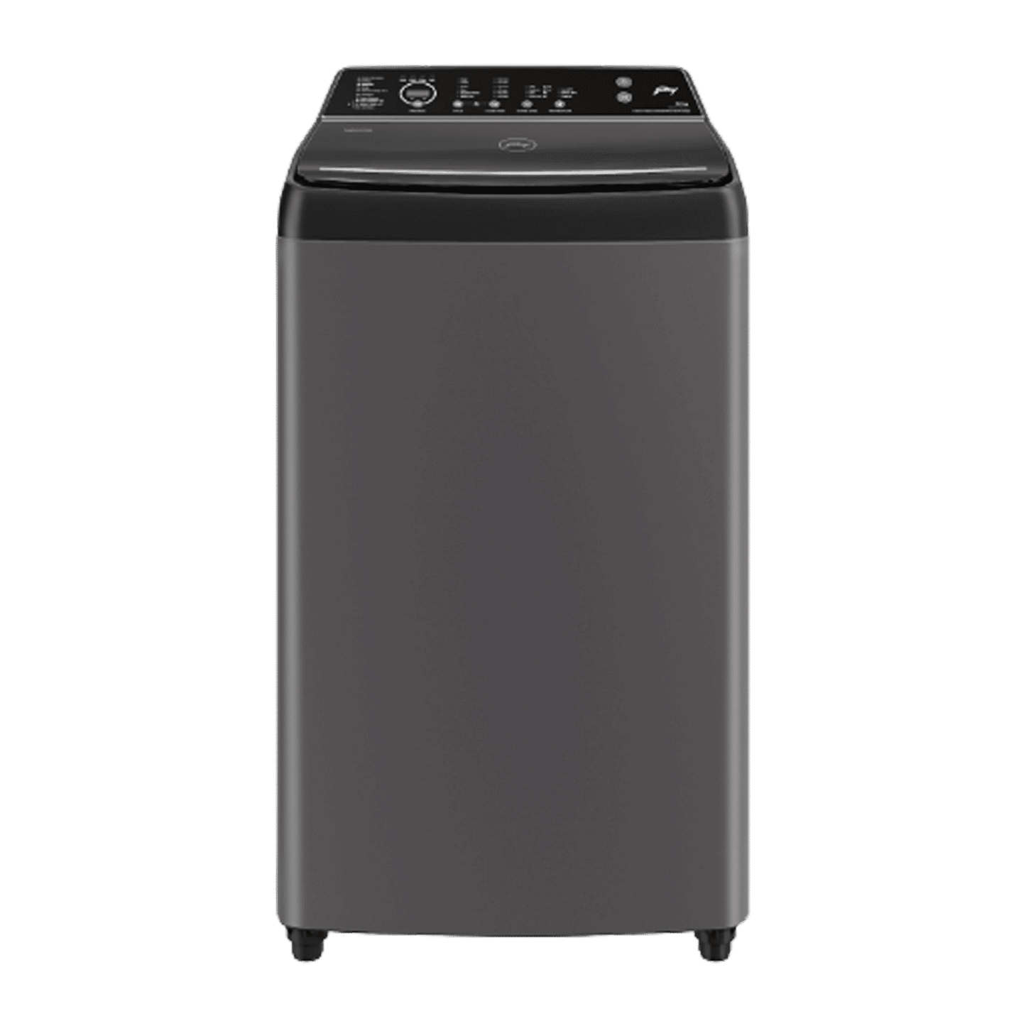 Godrej 8 kg 5 Star Fully Automatic Top Load Washing Machine (Velvet, WTEON VLVT 80 5.0 FDTS MTBK, Built In Heater, Metallic Black)