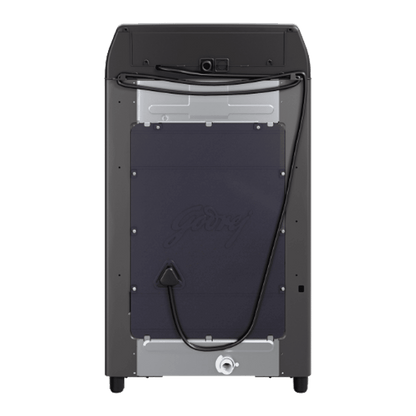 Godrej 8 kg 5 Star Fully Automatic Top Load Washing Machine (Velvet, WTEON VLVT 80 5.0 FDTS MTBK, Built In Heater, Metallic Black)