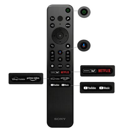 SONY BRAVIA 2 127 cm (50 inch) 4K Ultra HD LCD Smart Android TV with Auto Low Latency Mode (2024 Model)