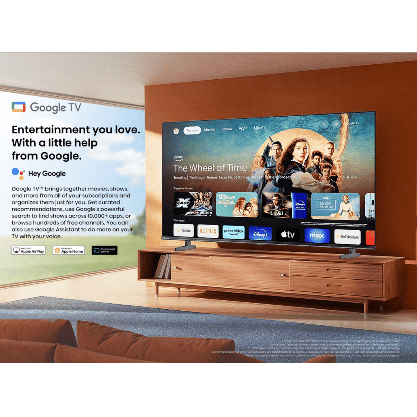 Hisense A65N 139.7 cm (55 inch) LED 4K Ultra HD Google TV with Dolby Vision & Dolby Digital (2024 model)