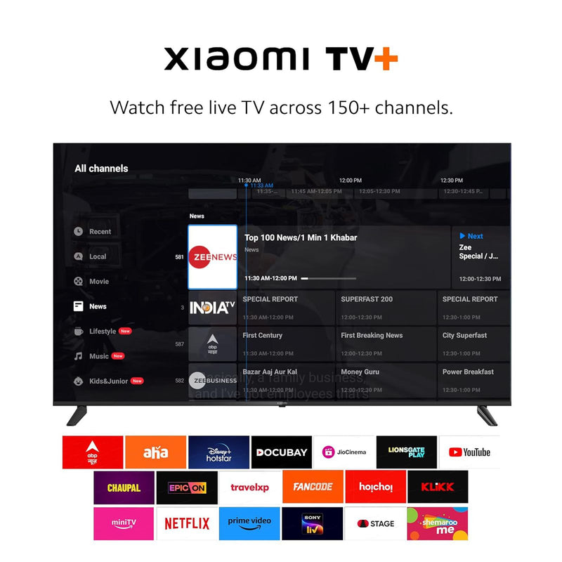 Xiaomi A Series 80 cm (32 inch) HD Ready LED Smart Google TV with Voice Assistant (2024 model)