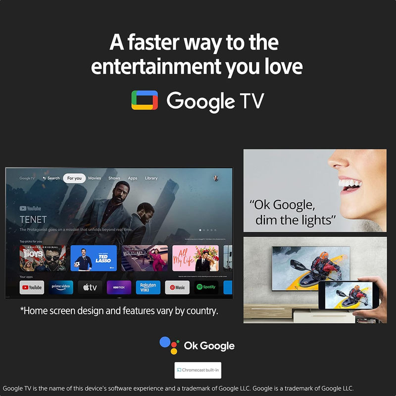SONY Bravia 80 cm (32 inch) HD Ready LED Smart Google TV with Chromecast Built In (2024 model)
