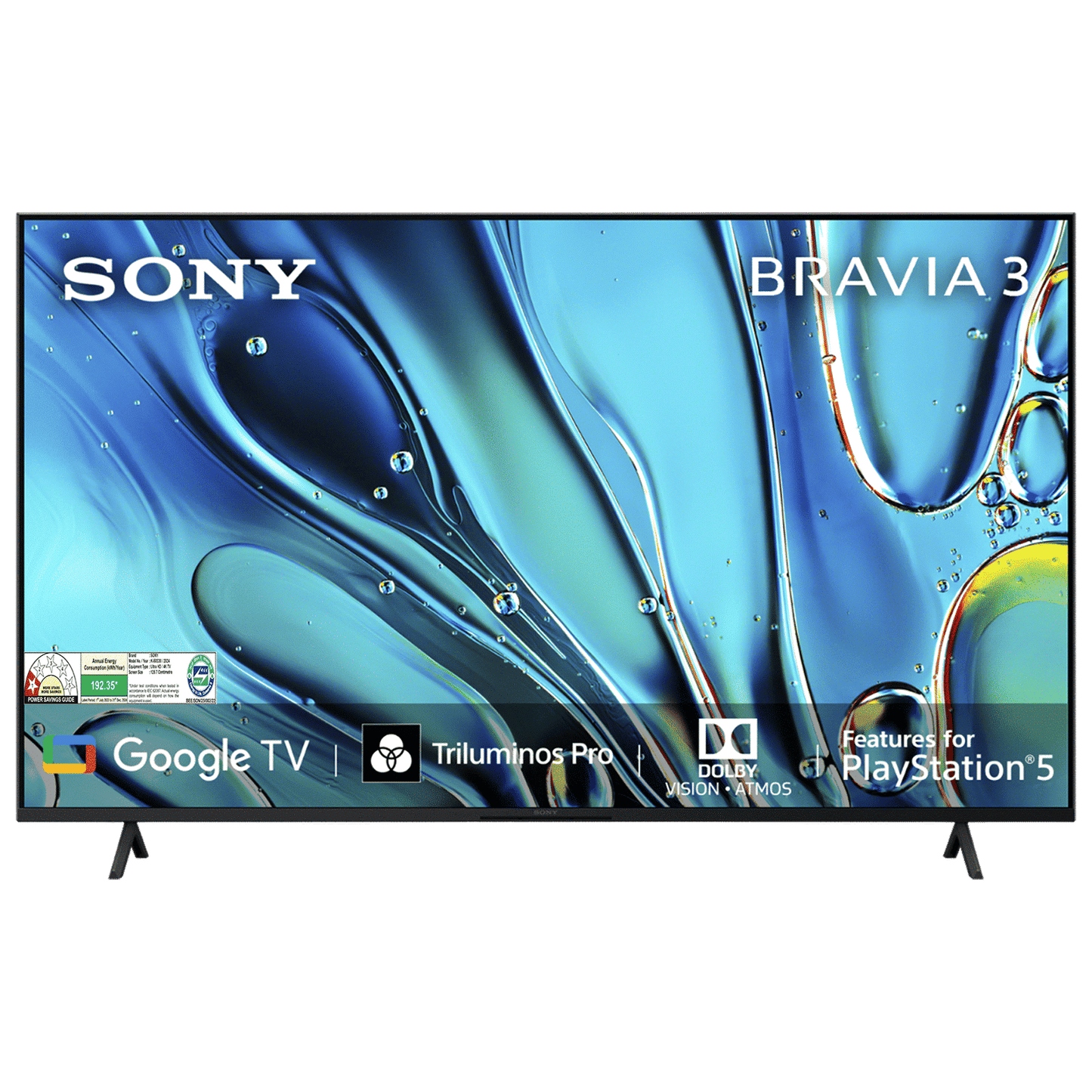 SONY BRAVIA 3 127 cm (50 inch) 4K Ultra HD LCD Smart Android TV with Auto Low Latency Mode (2024 Model)
