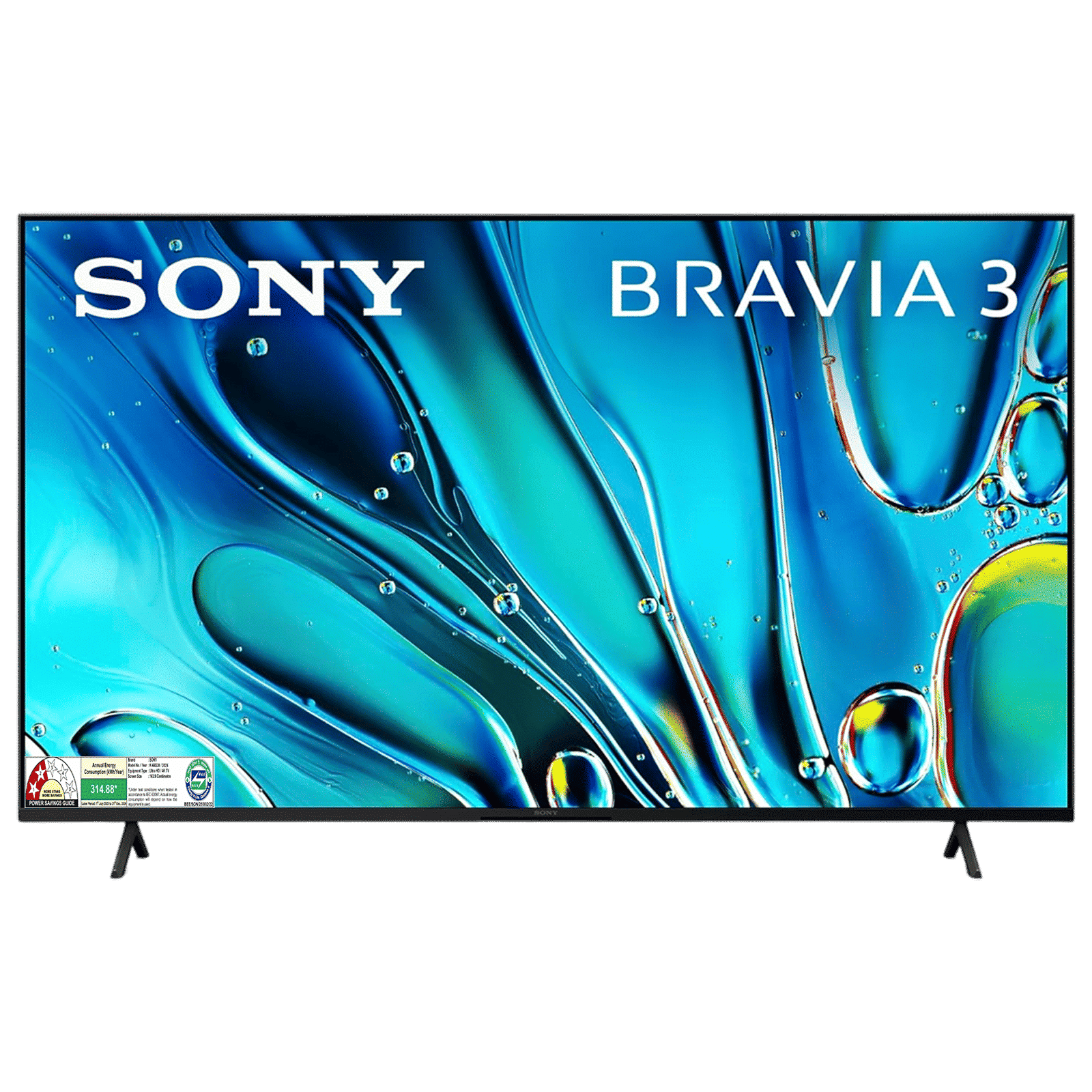 SONY BRAVIA 3 165.1 cm (65 inch) LCD 4K Ultra HD Smart Android TV with Dolby Vision & Dolby Atmos (2024 model)