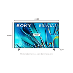 SONY BRAVIA 3 165.1 cm (65 inch) LCD 4K Ultra HD Smart Android TV with Dolby Vision & Dolby Atmos (2024 model)