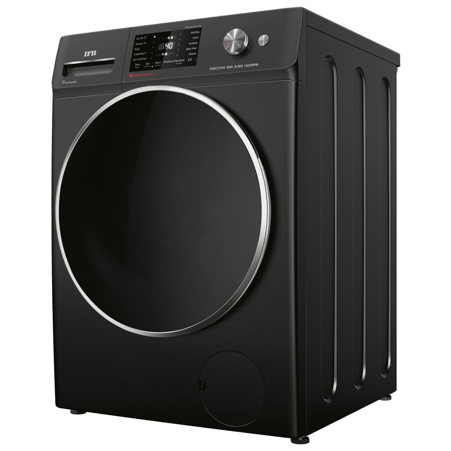 IFB 9 kg 5 Star Wi-Fi Inverter Fully Automatic Front Load Washing Machine (Executive BXN 9014K, AI Technology, Black)