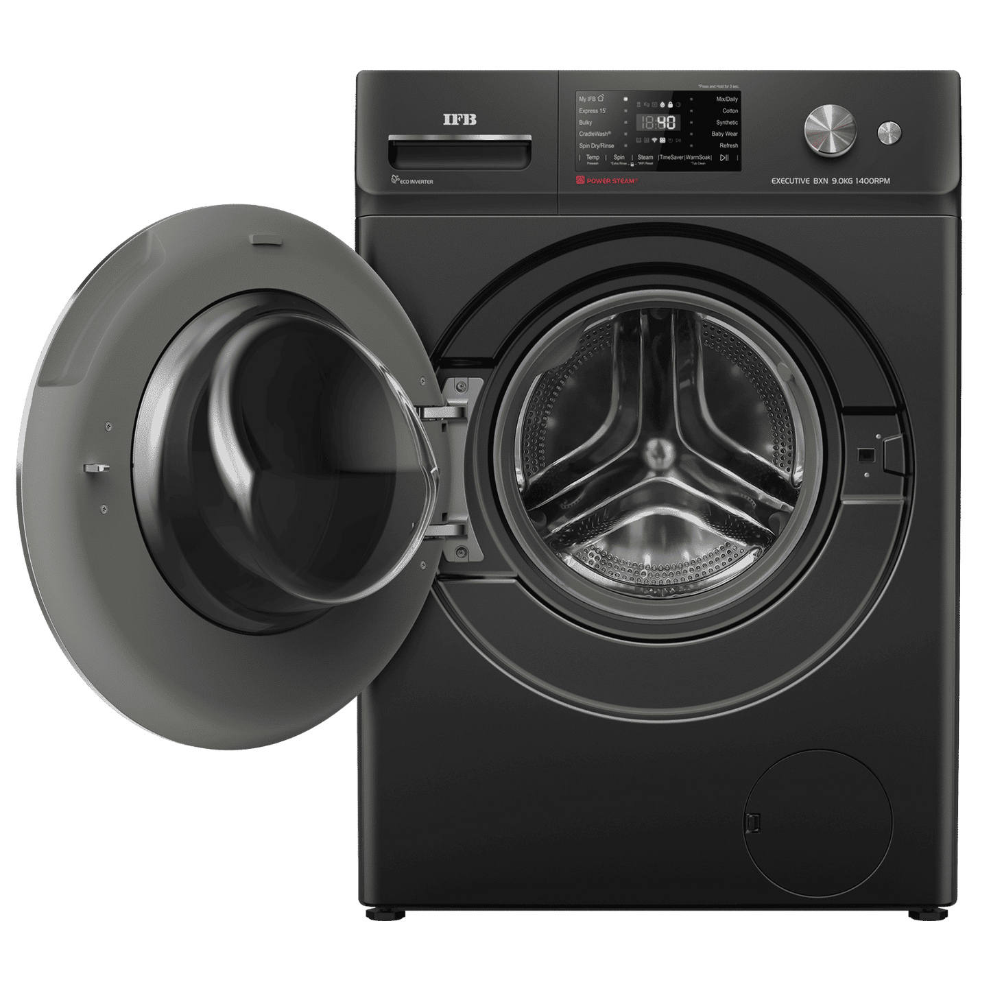 IFB 9 kg 5 Star Wi-Fi Inverter Fully Automatic Front Load Washing Machine (Executive BXN 9014K, AI Technology, Black)