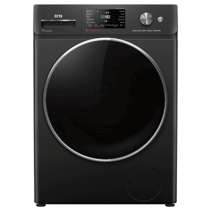 IFB 9 kg 5 Star Wi-Fi Inverter Fully Automatic Front Load Washing Machine (Executive BXN 9014K, AI Technology, Black)