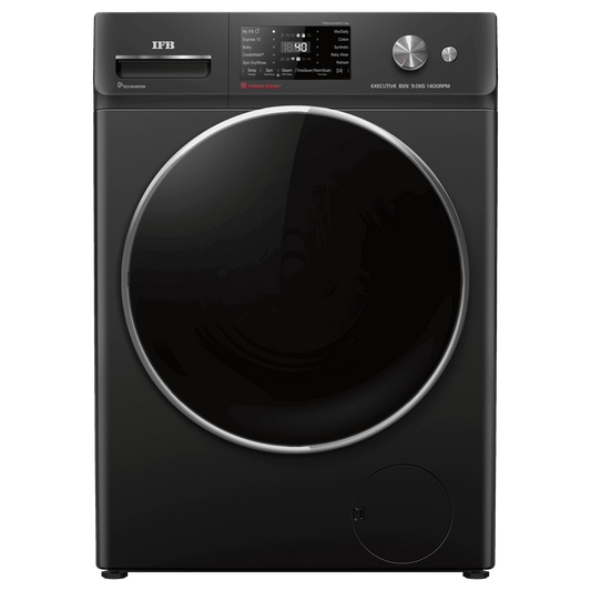 IFB 9 kg 5 Star Wi-Fi Inverter Fully Automatic Front Load Washing Machine (Executive BXN 9014K, AI Technology, Black)