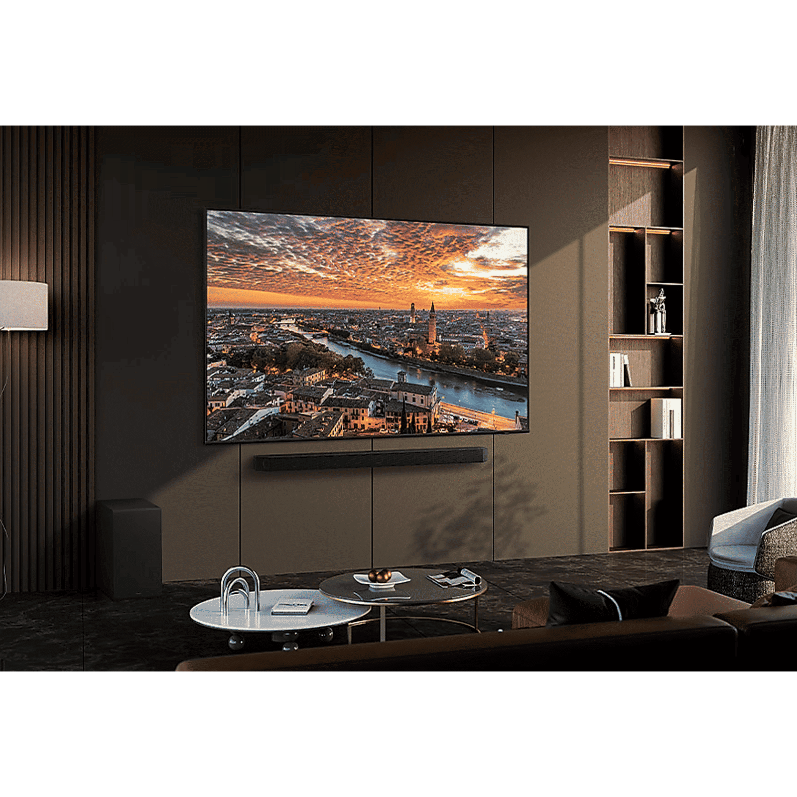 SAMSUNG QE1D 165.1 cm (65 inch) QLED 4K Ultra HD Smart Tizen TV with 4K Upscaling (2024 model)