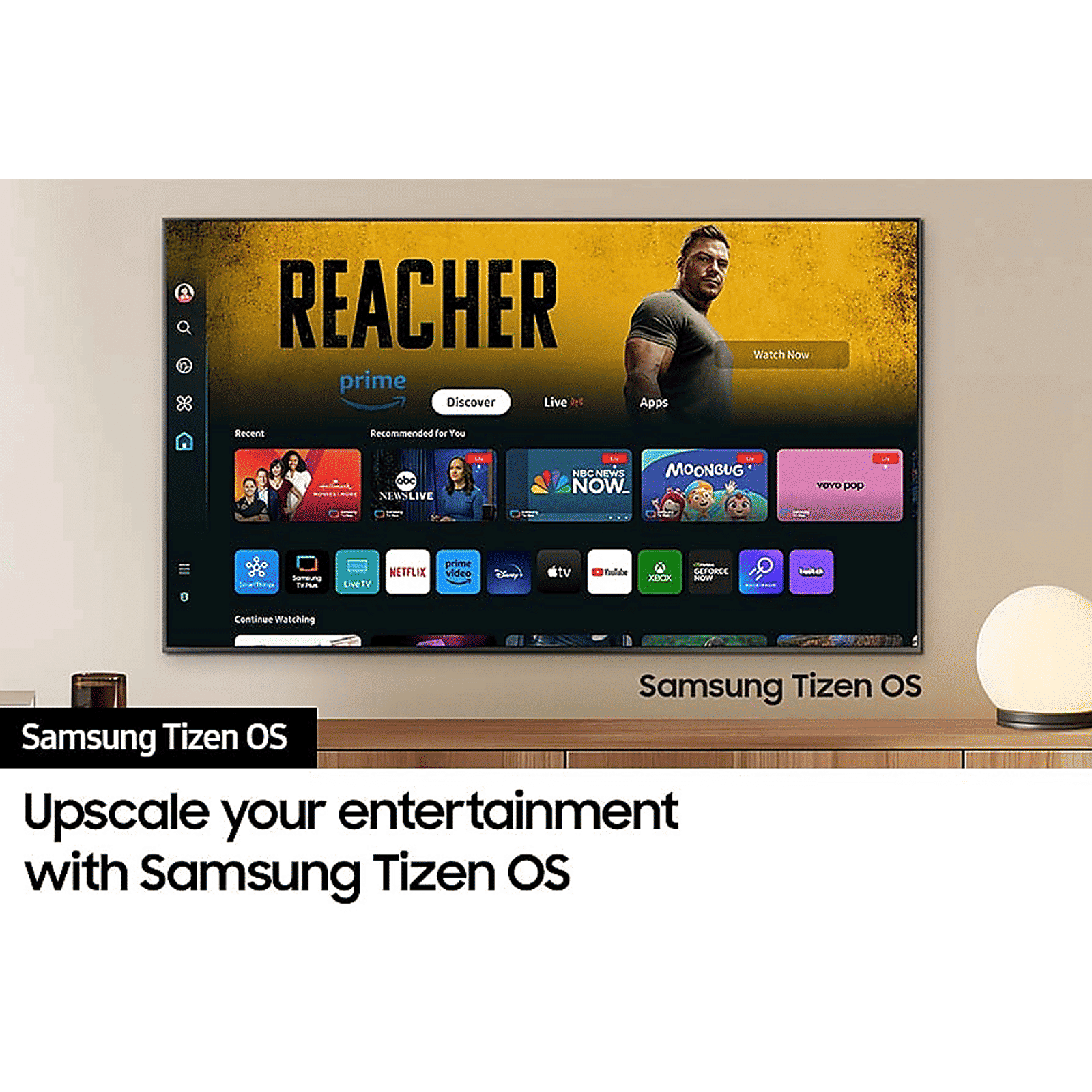 SAMSUNG QE1D 165.1 cm (65 inch) QLED 4K Ultra HD Smart Tizen TV with 4K Upscaling (2024 model)