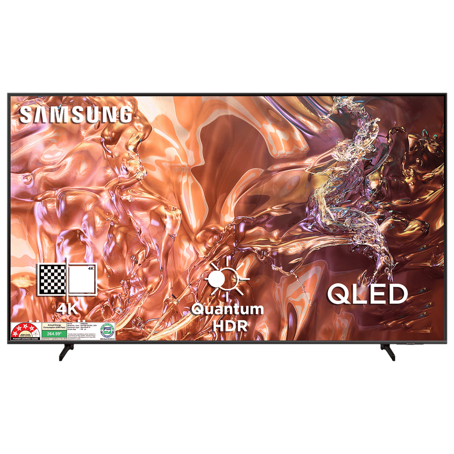 SAMSUNG QE1D 190.5 cm (75 inch) QLED 4K Ultra HD Smart Tizen TV with 4K Upscaling (2024 model)