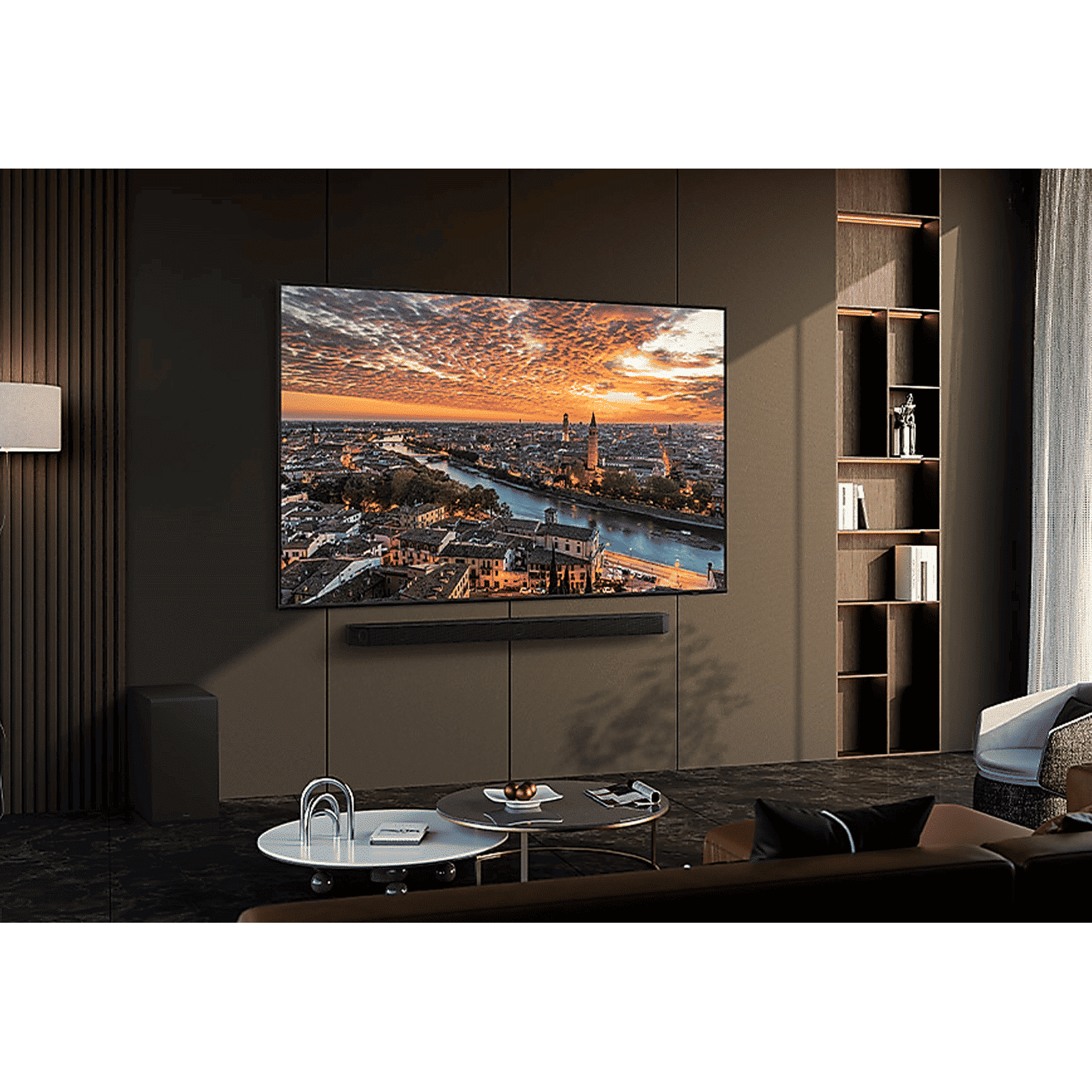 SAMSUNG QE1D 190.5 cm (75 inch) QLED 4K Ultra HD Smart Tizen TV with 4K Upscaling (2024 model)
