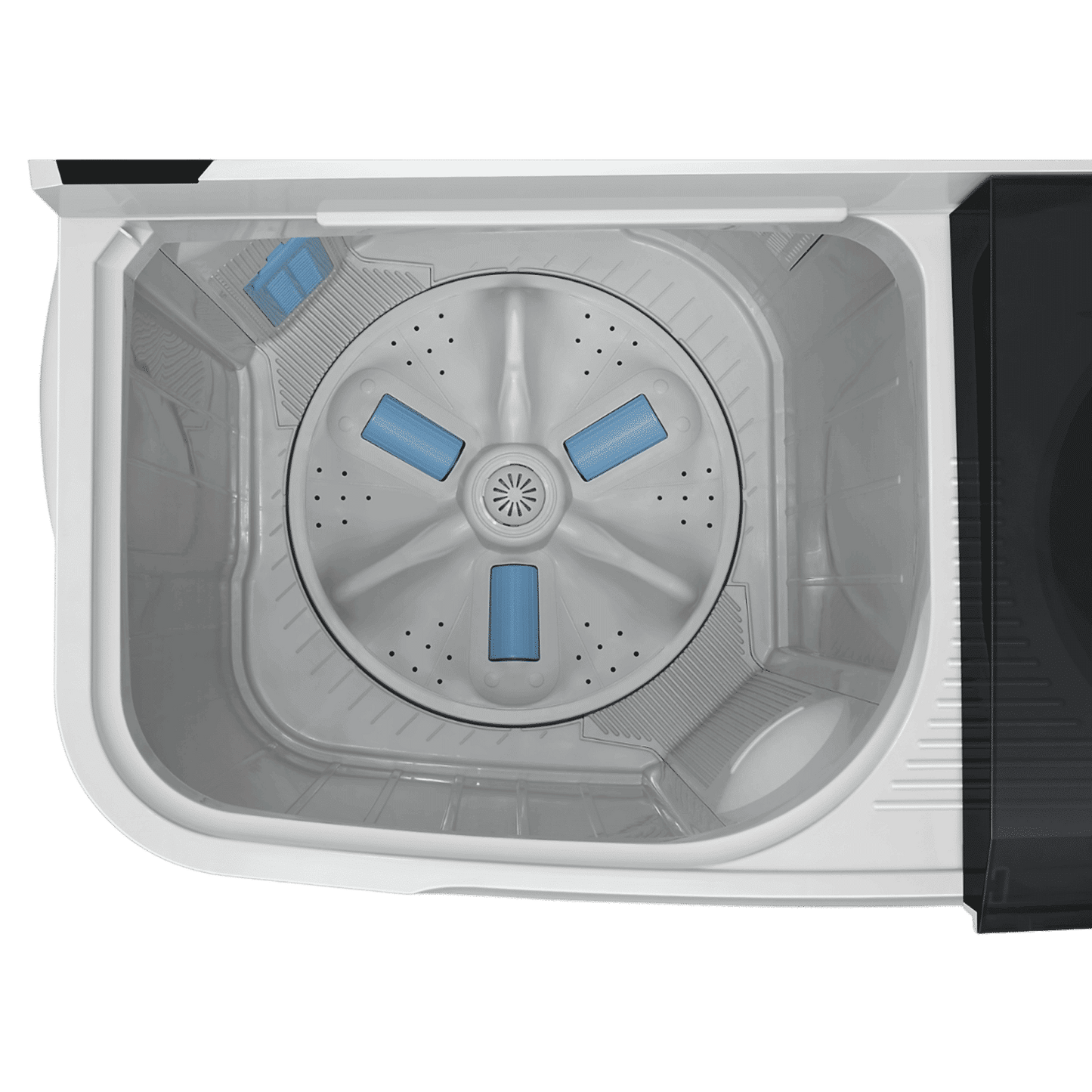 SAMSUNG 9 kg 5 Star Semi Automatic Washing Machine with Hexa Storm Pulsator (WT90C4260GG/TL, Light Grey)