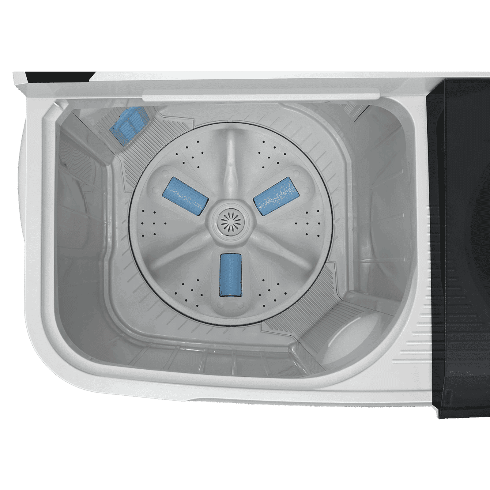 SAMSUNG 9 kg 5 Star Semi Automatic Washing Machine with Hexa Storm Pulsator (WT90C4260GG/TL, Light Grey)