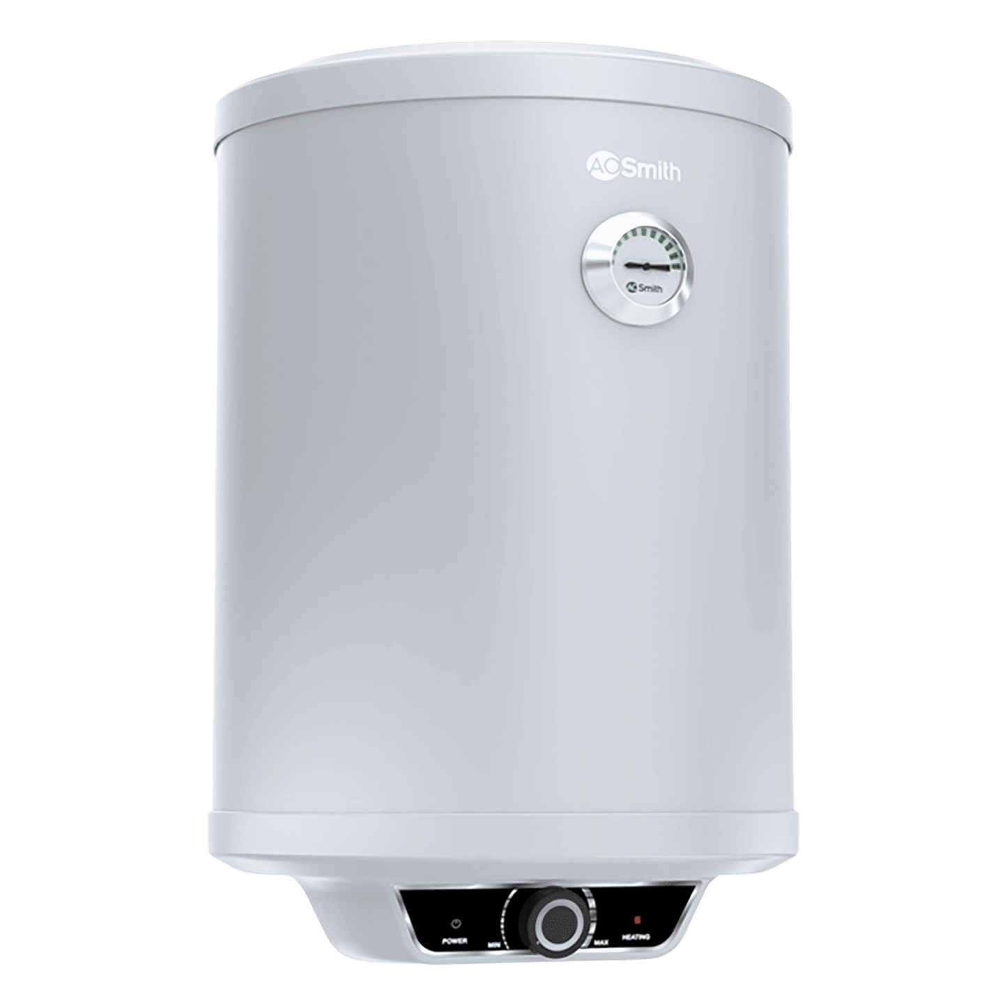 AO Smith Elegance Prime 15 Litre 5 Star Vertical Storage Geyser with Innovative RRID Technology (White Silver)