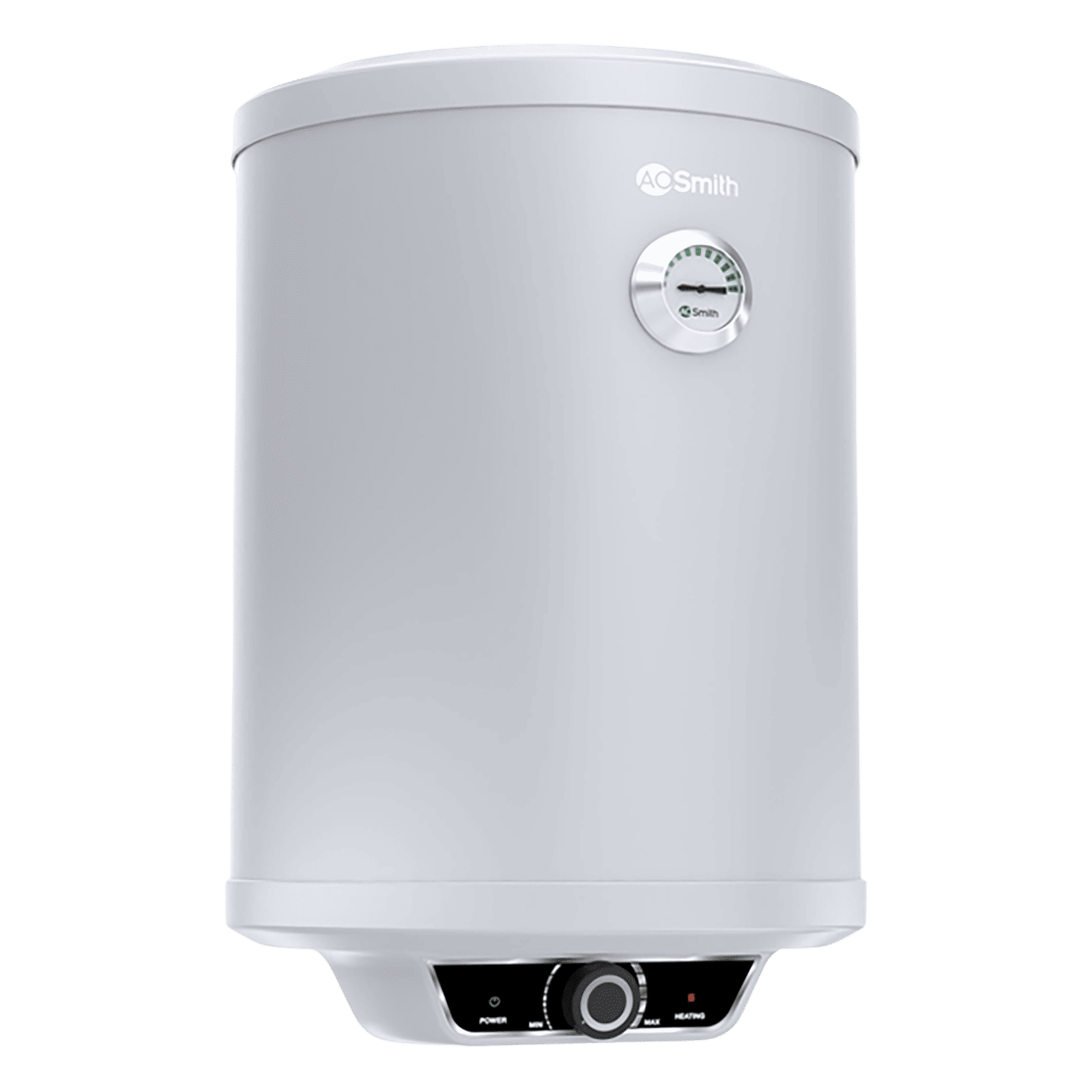 AO Smith Elegance Prime 15 Litre 5 Star Vertical Storage Geyser with Innovative RRID Technology (White Silver)