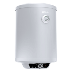 AO Smith Elegance Prime 15 Litre 5 Star Vertical Storage Geyser with Innovative RRID Technology (White Silver)