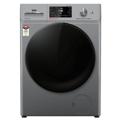 IFB 8 kg 5 Star Wi-Fi Fully Automatic Front Load Washing Machine (Senator MSN 8012K, 3D Wash System, Metallic Silver)