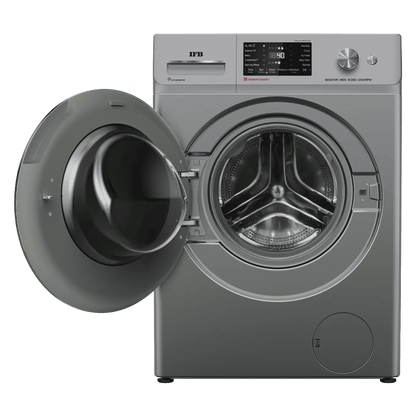 IFB 8 kg 5 Star Wi-Fi Fully Automatic Front Load Washing Machine (Senator MSN 8012K, 3D Wash System, Metallic Silver)
