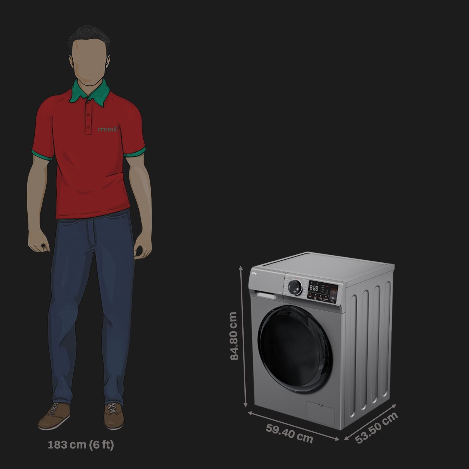 Godrej 10 kg Inverter Fully Automatic Front Load Washing Machine (Eon Celesta, WFEON CEL 1014 IEBT SLSR, In-built Heater, Silver Stream)