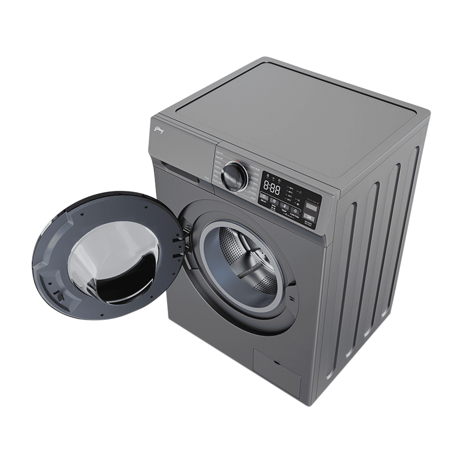 Godrej 10 kg Inverter Fully Automatic Front Load Washing Machine (Eon Celesta, WFEON CEL 1014 IEBT SLSR, In-built Heater, Silver Stream)